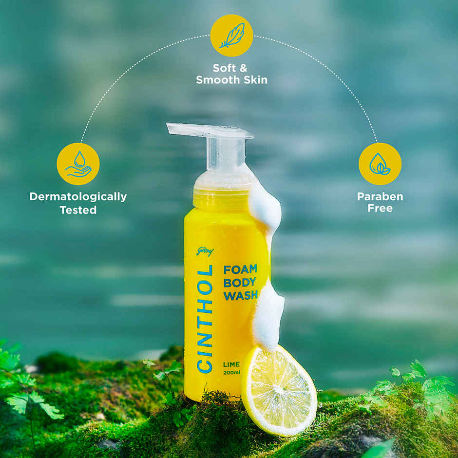 Cinthol Lime Foam Body Wash