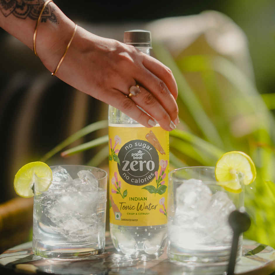 Paper Boat Zero Sugar Indian Tonic Water | Sugar Free Cocktail Mixer Combo         