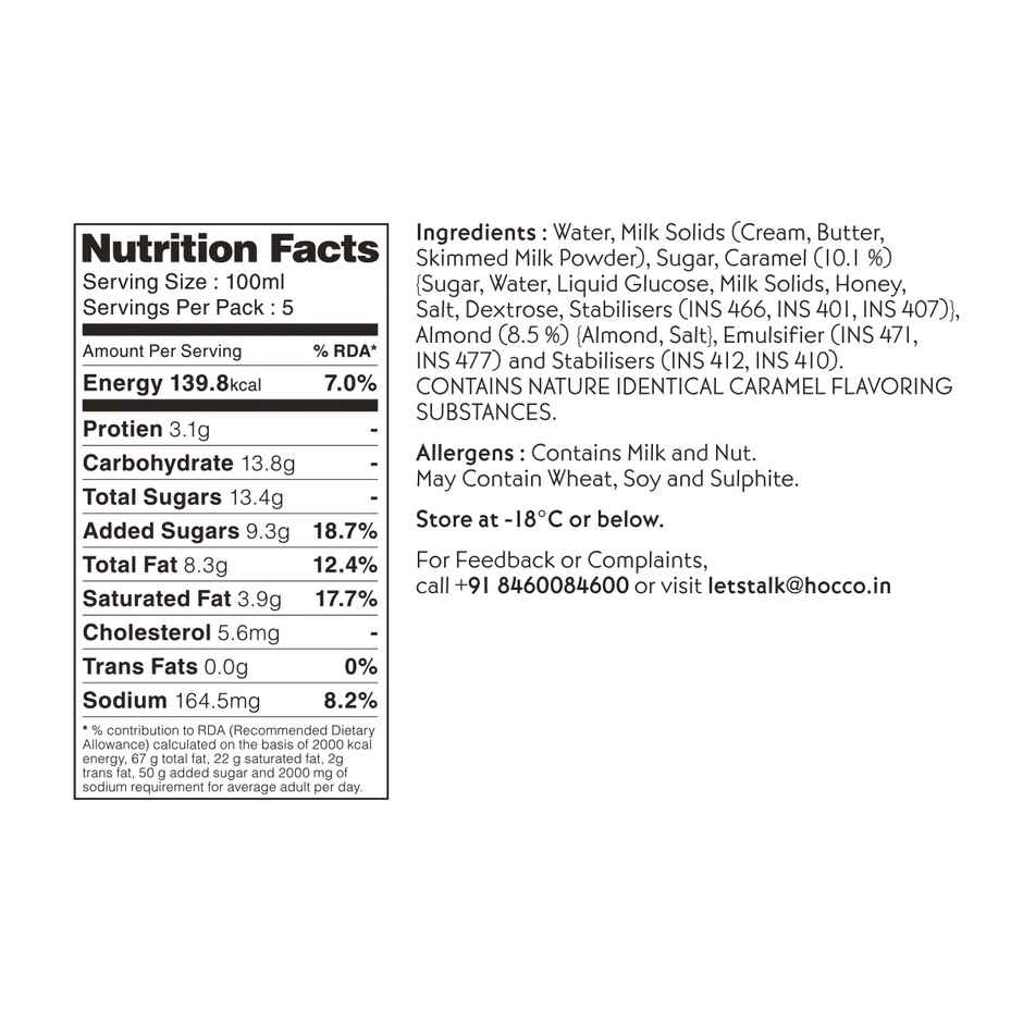 Huber & Holly Roasted Almond And Caramel Ice Cream Tub