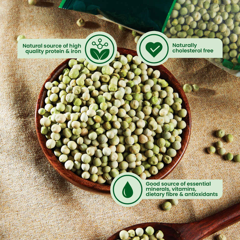 Daily Good Unpolished Green Dried Peas / Matar