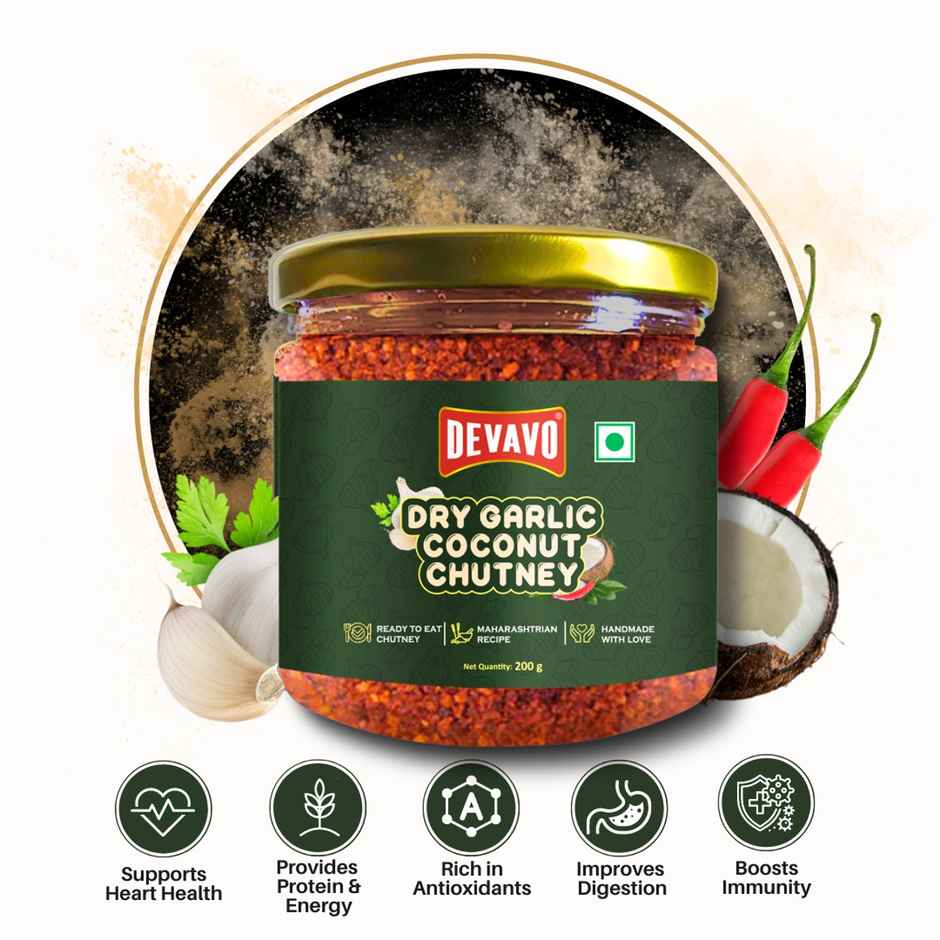 Devavo Dry Garlic Coconut Chutney