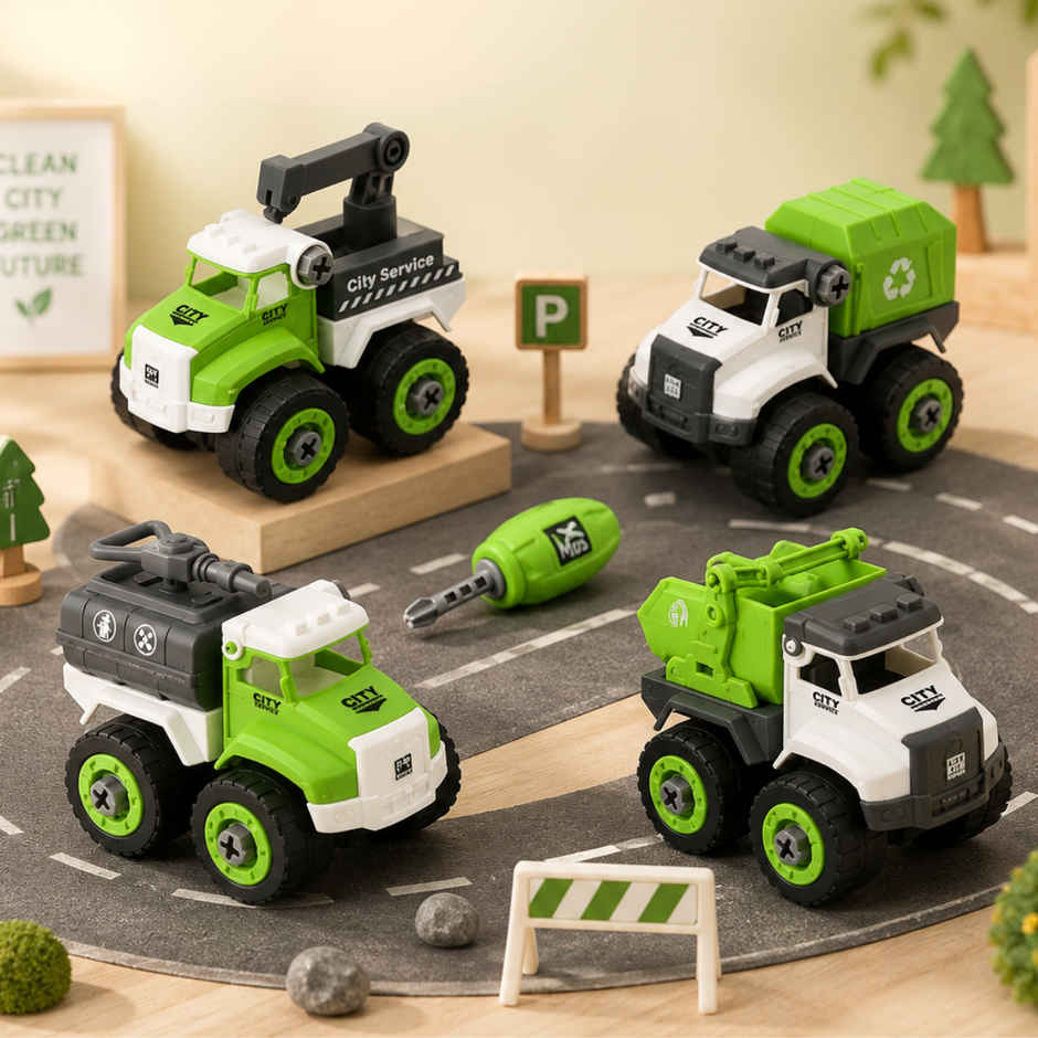 Toytales City Vehicles| Construction| Vehicle Toys Set |Color May Vary|Vehicle|Truck|Dumper