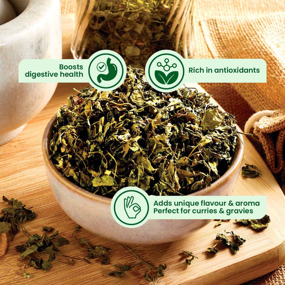 Daily Good Kasoori Methi-Fenugreek Leaves-Dried Methi Leaves Combo 