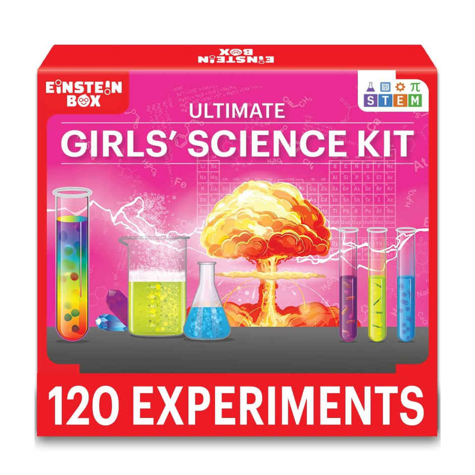 Einstein Box Ultimate Girls' Science Kit For Girls Ages 6-8-10-12 Years