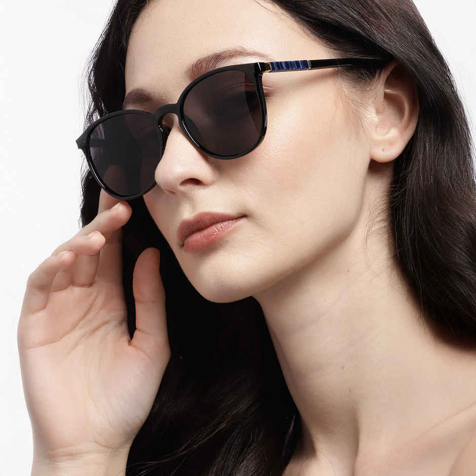 Carlton London Women's UV Protected Lens Oval Sunglasses | A30102-A1 0xc003af0770 | Black