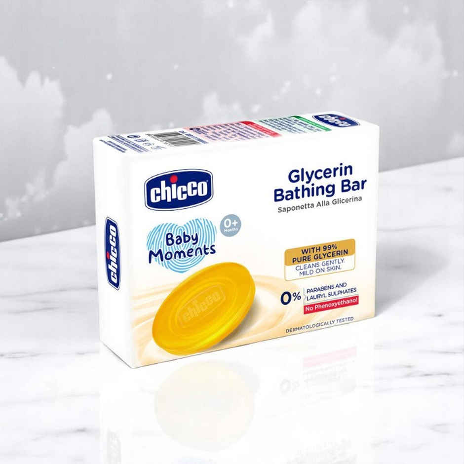 Chicco Baby Moments Glycerin Bathing Bar