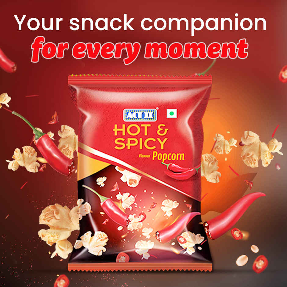 ACT II Ready To Eat Popcorn | Hot & Spicy Flavour| On-the-go Snacks