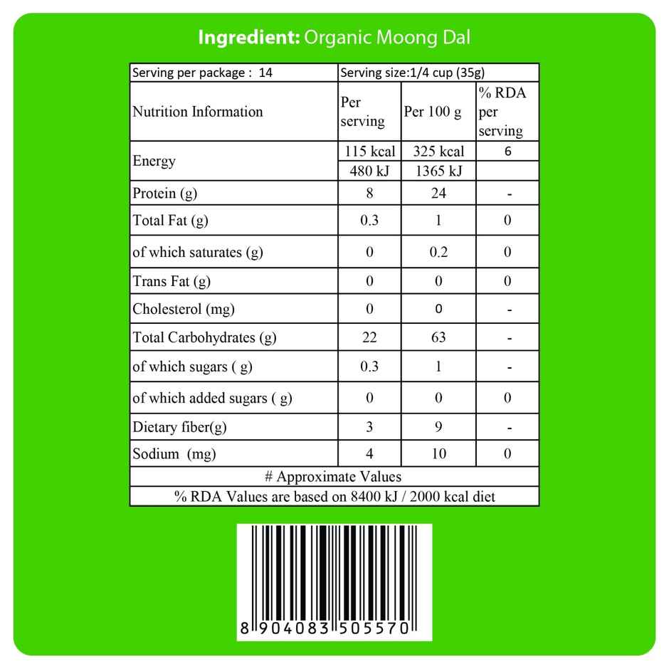 24 Mantra Organic Moong Dal