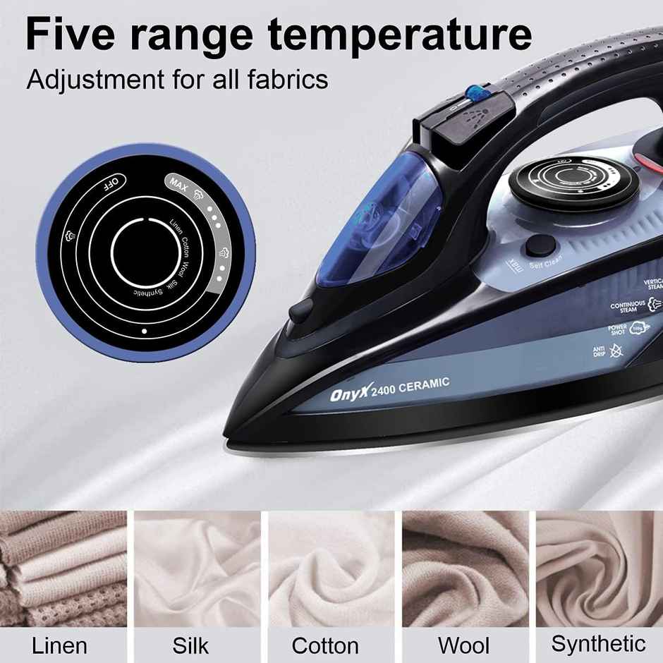 INALSA Steam Iron Powersteam 2400 W &150 g/min Steam,Large Capacity 530 ml Water Tank