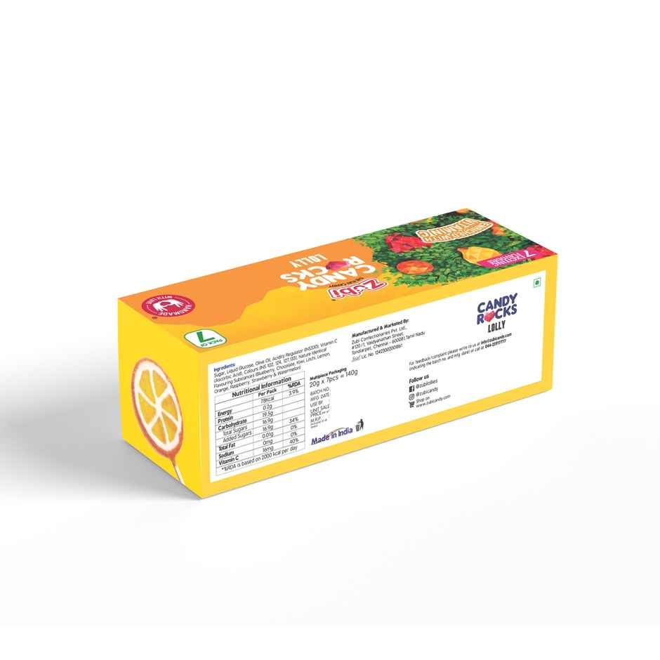 Zubi Candy Rocks Lolly