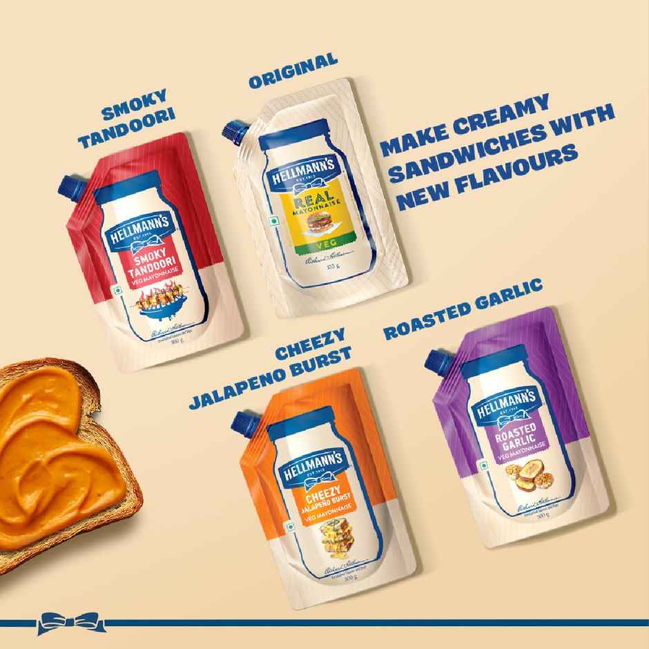 Hellmann'S Smoky Tandoori Mayo (85g) & Godrej Yummiez Chicken Nuggets (500g) Combo