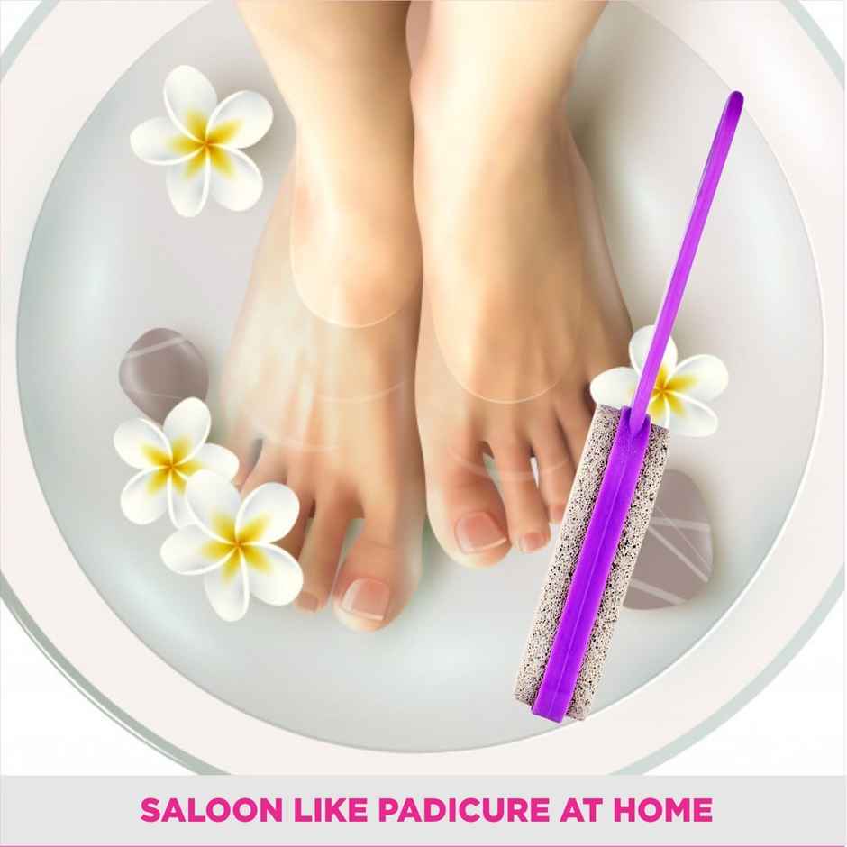 VEGA Double Sided 2 Side Pumice Stone With Handle For Dead Skin & Callus Remover (Pd-24)