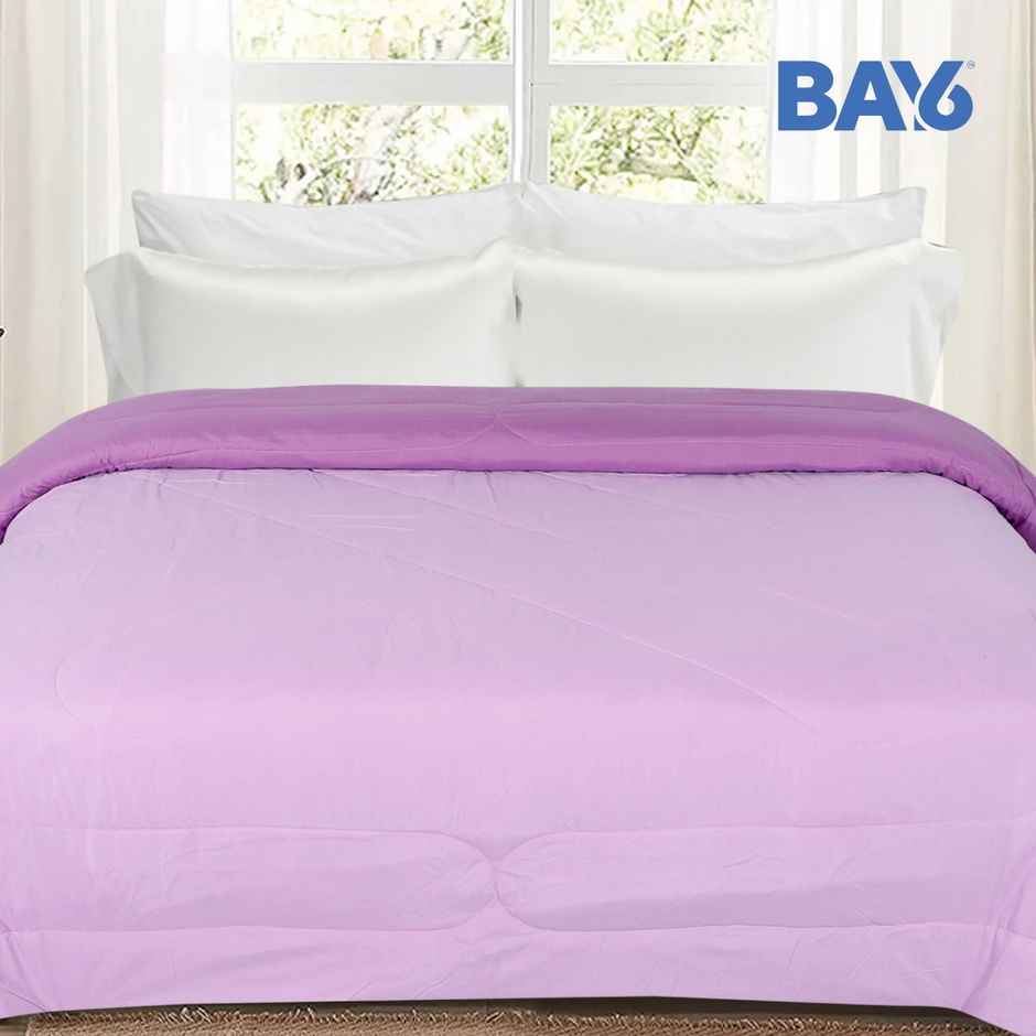 BAY6 Double Bed Reversible Comforter - Lavender| 220 x 240 cm