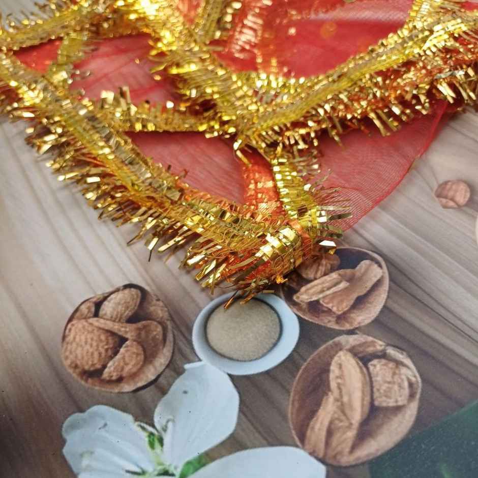 Gullak Mata Ki Chunri - Red | 12 x 24 inch