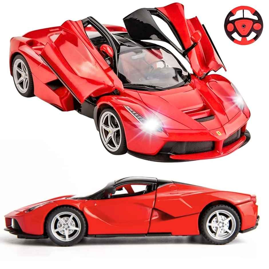 Fablue Openable Doors Remote Control Car For Kids - Speed Racing Car Toy - Assorted Colour & Design