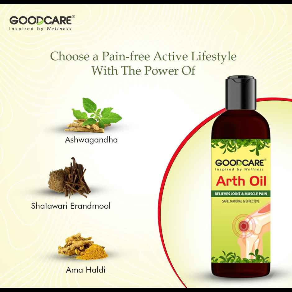 Goodcare Arth Oil Relieve From Joint And Muscle Pain With Ayurveda