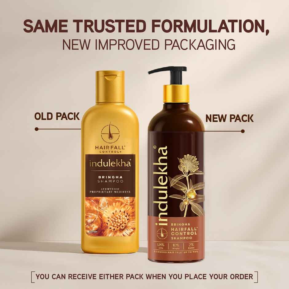 Indulekha Bringha Shampoo | Proprietary Ayurvedic Medicine For Hair Fall