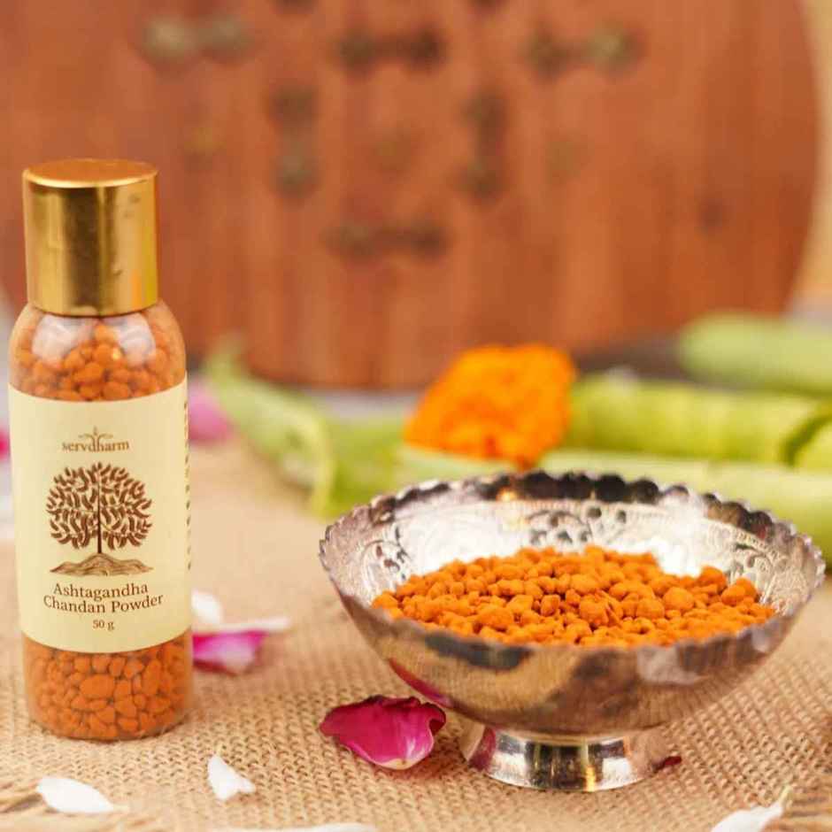Pure Ashtagandha Chandan Powder For Puja | ServDharm
