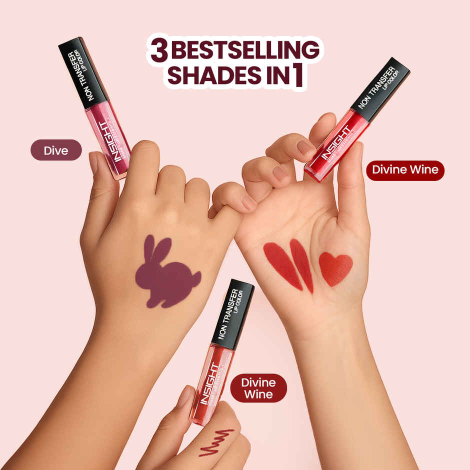 Insight Cosmetics Non Transfer Lip Kit - Reds