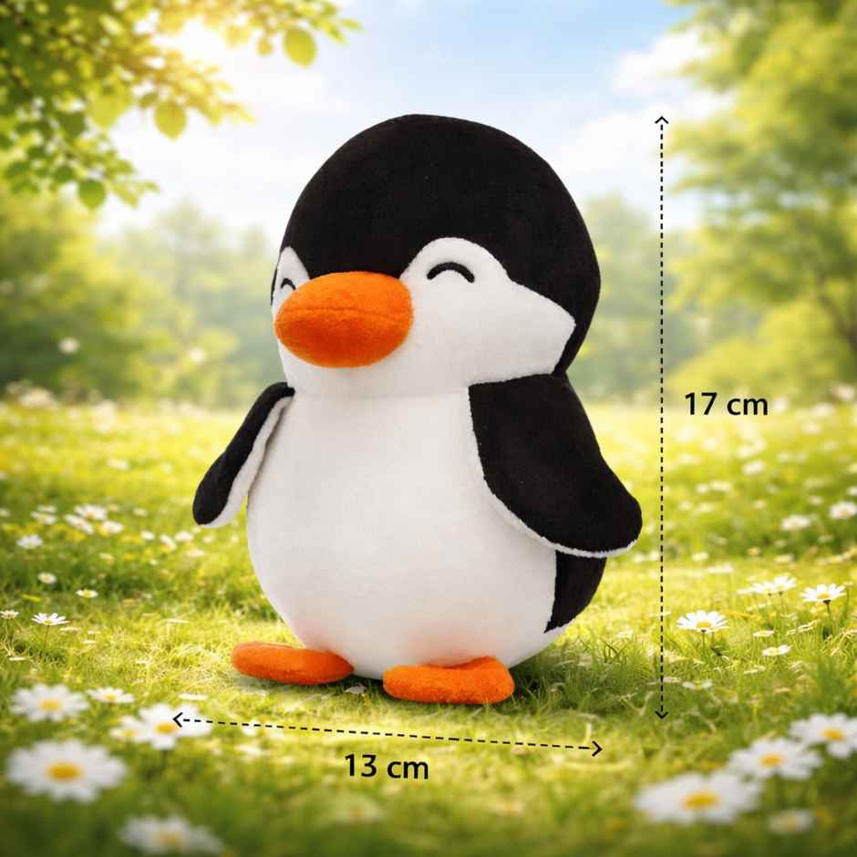 Fablue Jam Penguine Plush Soft Toy Animal For Kids - 17 cm