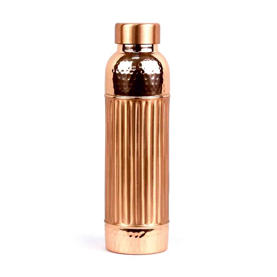 Signoraware Amber Copper Bottle Hammered | 900ml | Copper