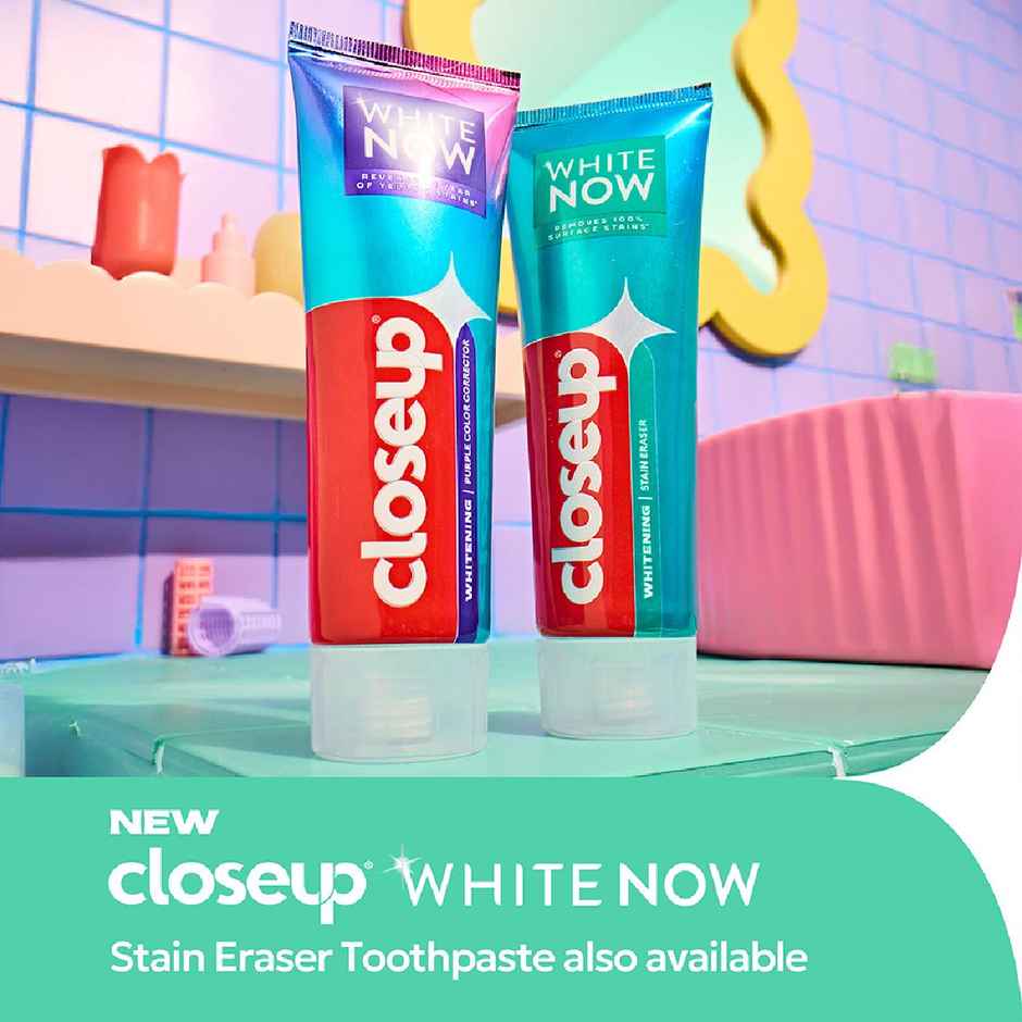 Closeup White Now - Purple Color Corrector Toothpaste