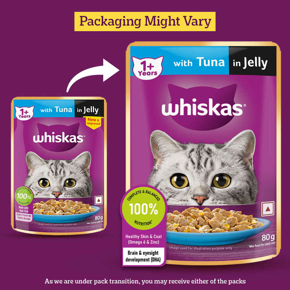 Whiskas Adult Tuna in Jelly Wet Cat Food