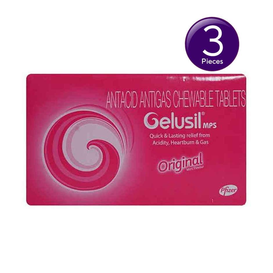 Gelusil Mps original Mint Flavour Chewable Tablets Combo