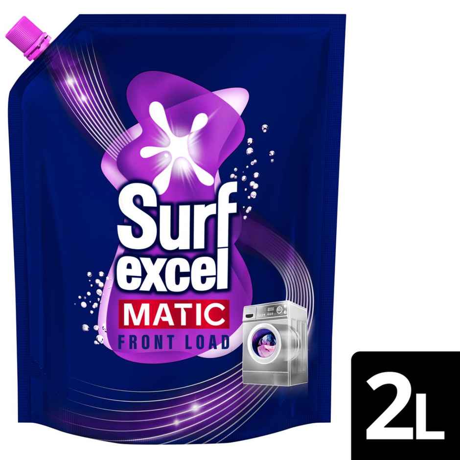 Surf Excel Matic Front Load Detergent Liquid Refill | Tough Dried Stain Removal