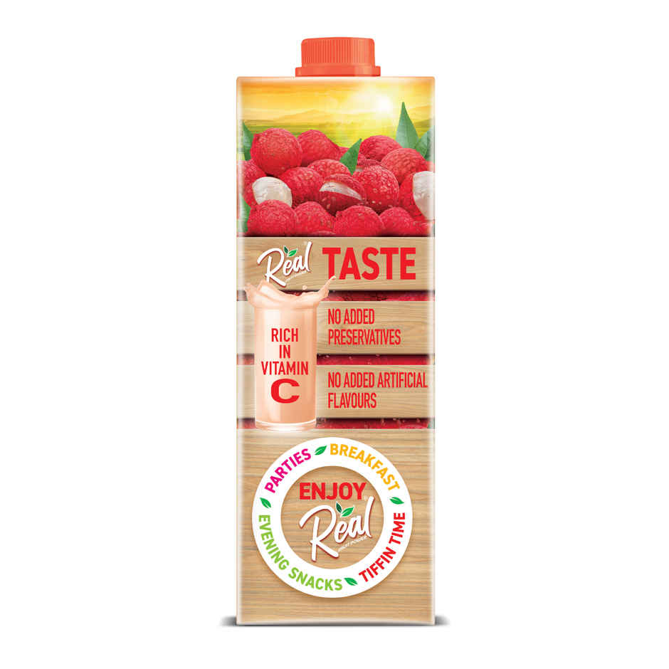 Dabur Real Litchi Fruit Juice | Sweet & Refreshing
