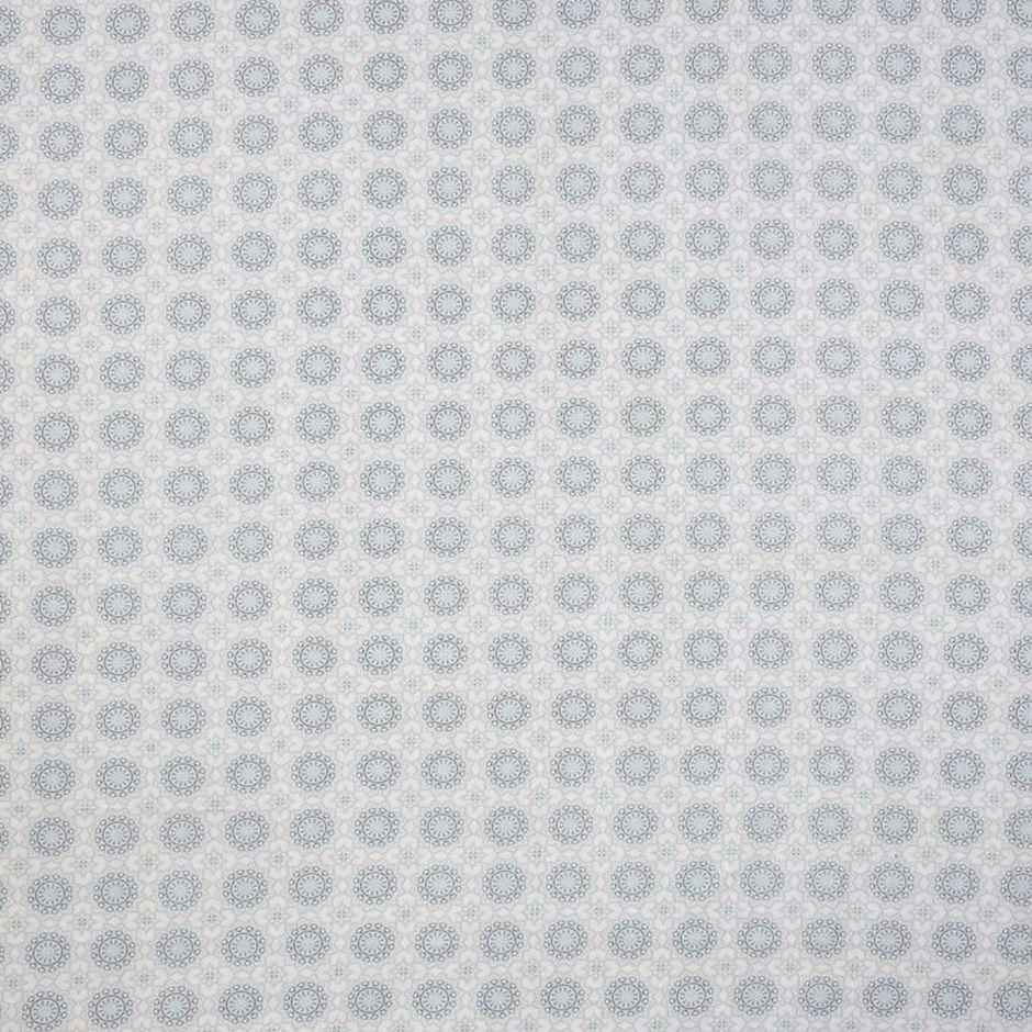 Florida Double Bed Cotton Bedsheet with 2 Pillow Cover | 228x275 cm - Blue