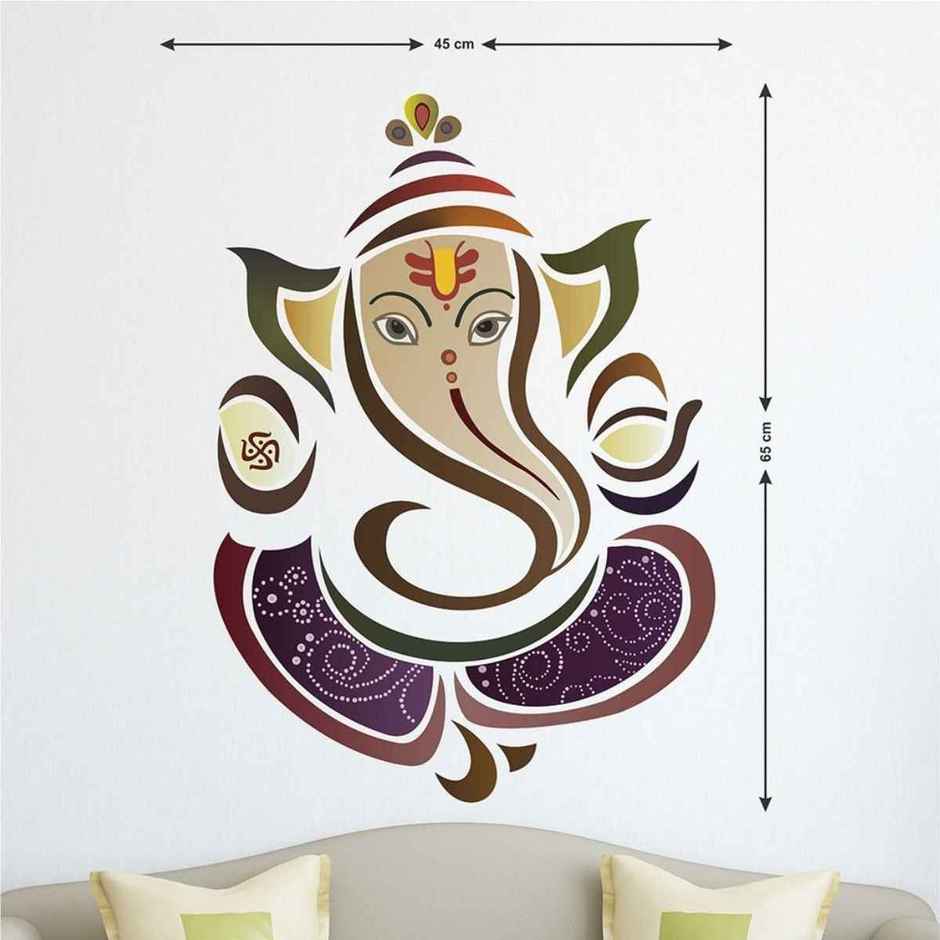 BAY6 Ganapathy with Cute Mouse Sticker
