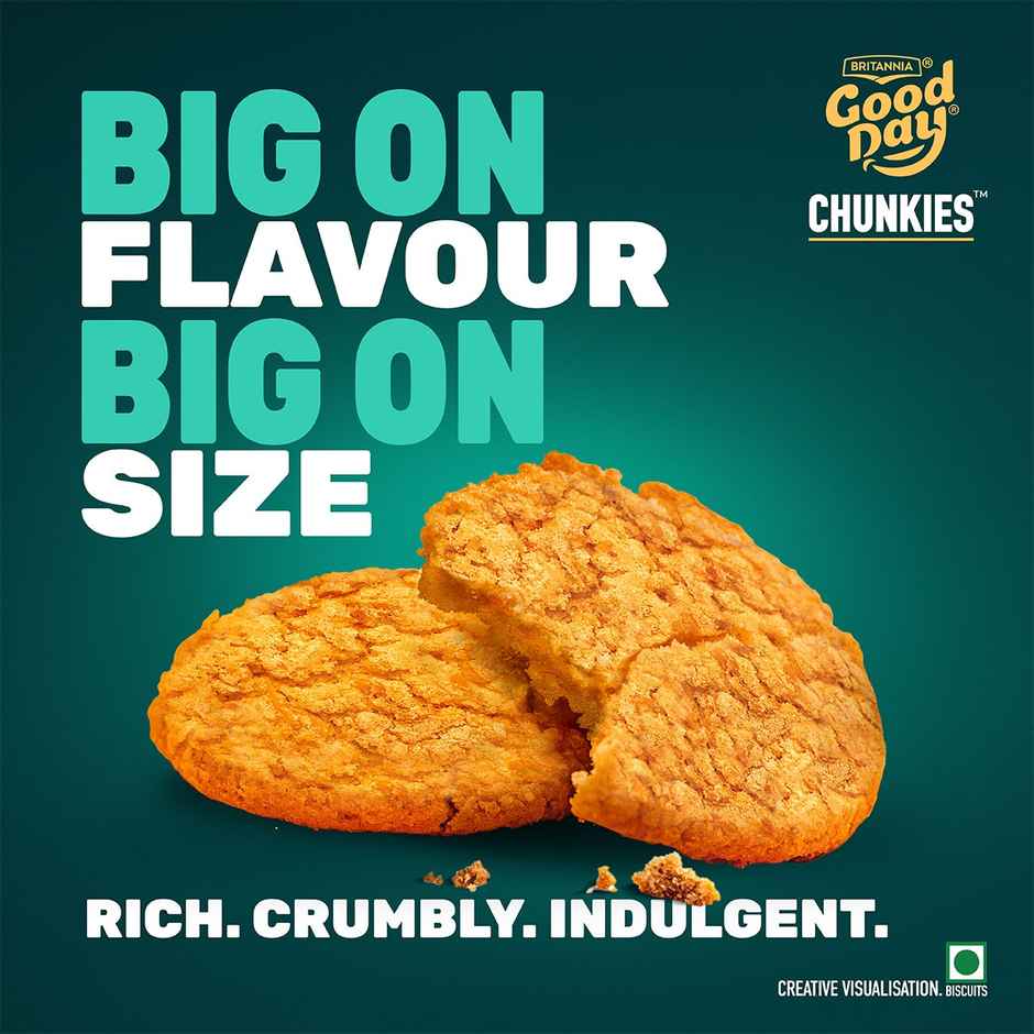 Britannia Good Day Chunkies Coconut Flavoured Biscuits | Combo