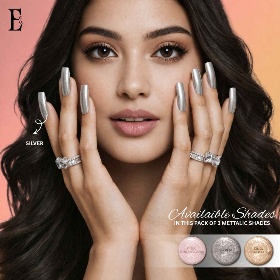 Ellement Co. Celestial Shimmer Nail Polish Kit | Shimmery Glam Shades | Long-Lasting Gloss
