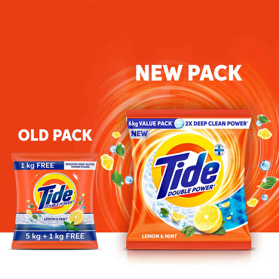 Tide Plus Lemon & Mint Detergent Powder