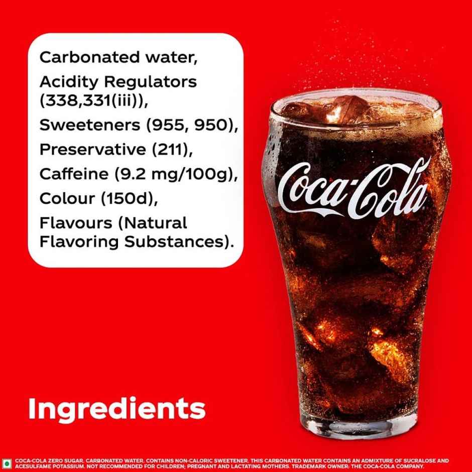 Coca-Cola Zero Sugar Soft Drink | Low-Calorie Refreshment