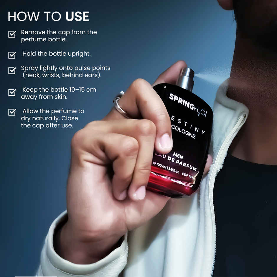 Spring H2O Destiny Cologne Men Eau De Parfume