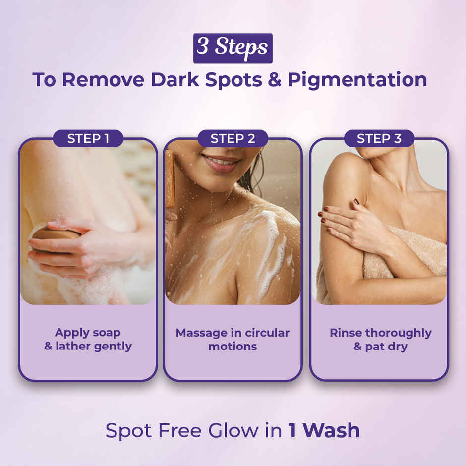 Sanfe Dark Spots Brightening 2% Kojic Acid Body Soap | Skin Whitening, Tan Removal Combo  