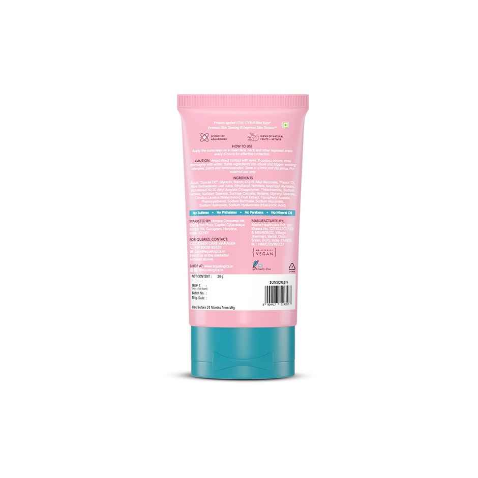 Aqualogica Radiance+ Dewy Lightweight Sunscreen Gel SPF 50+ PA+++ for Oily & Acne-Prone Skin Combo