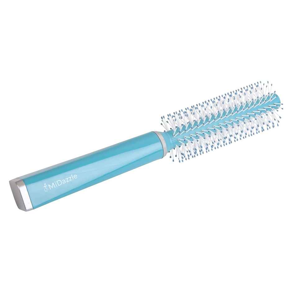 Midazzle Premium Round Blue Hair Brush for All type Hair |MIHB0029