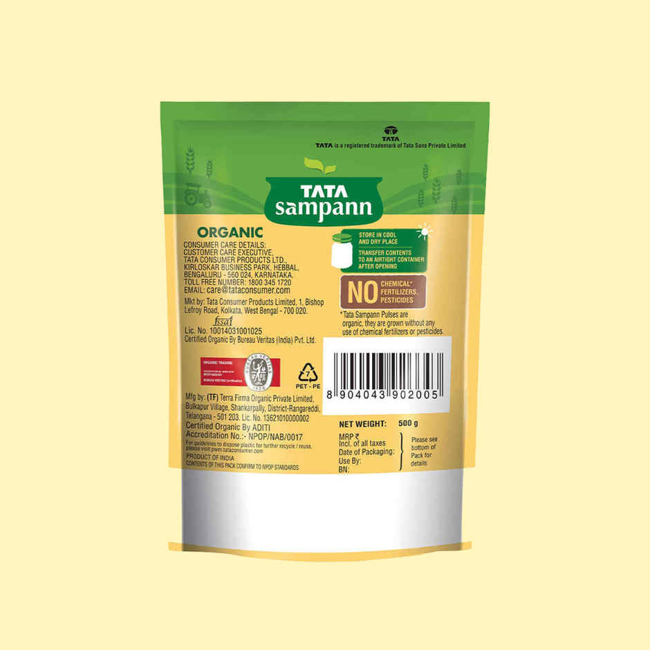 Tata Sampann Organic Unpolished Brown (Kala) Chana