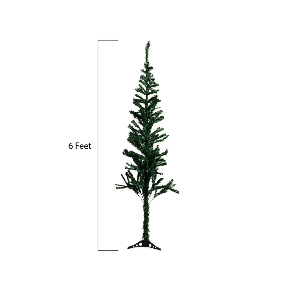 Artificial Christmas Tree | 6 ft Tall | Ideal for Home, Office & Party Decor | Picfest