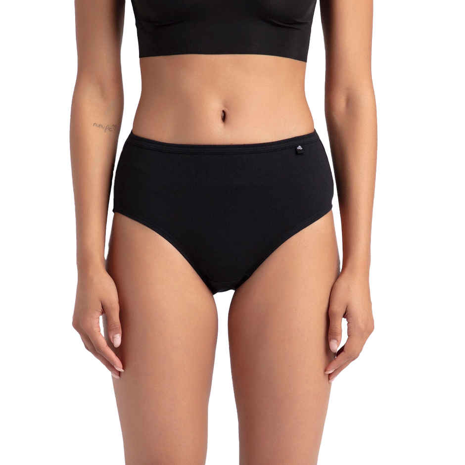 Jockey 1406 Women's Super Combed Cotton Underwear Mid Waist Hipster Panty|PO3 | Multicolor Dark assorted-XL