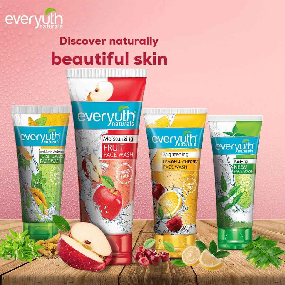 Everyuth Naturals Moisturizing Fruit Face Wash With Apple Extracts