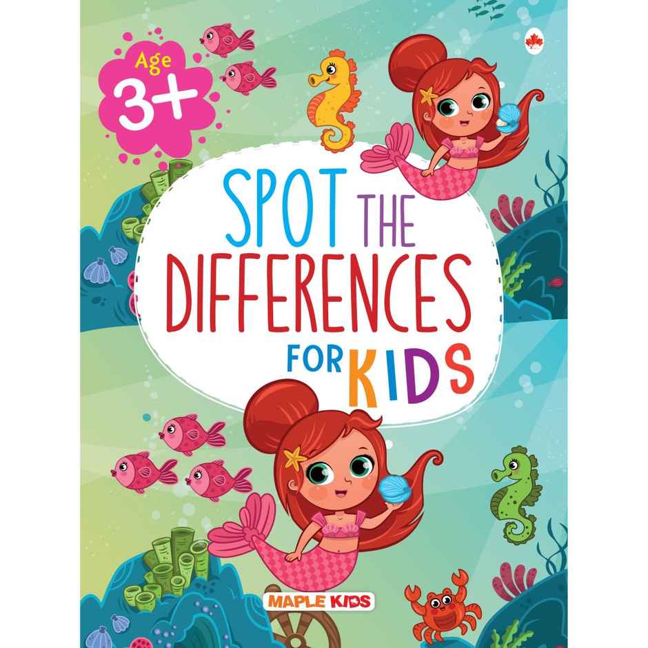 Brain Activity Book For Kids - Spot Differences - Brain Boosting Activities | Age 3-7