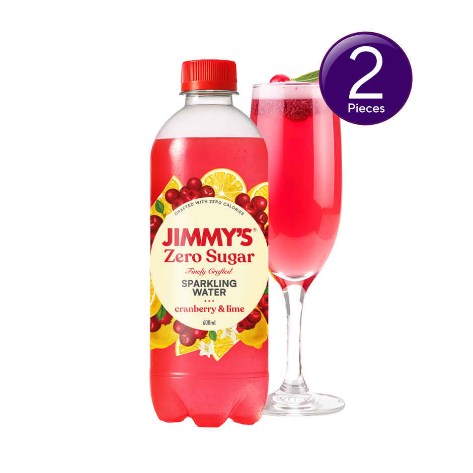 Jimmy's Zero Sugar Cranberry Lime Sparkling Water Combo  