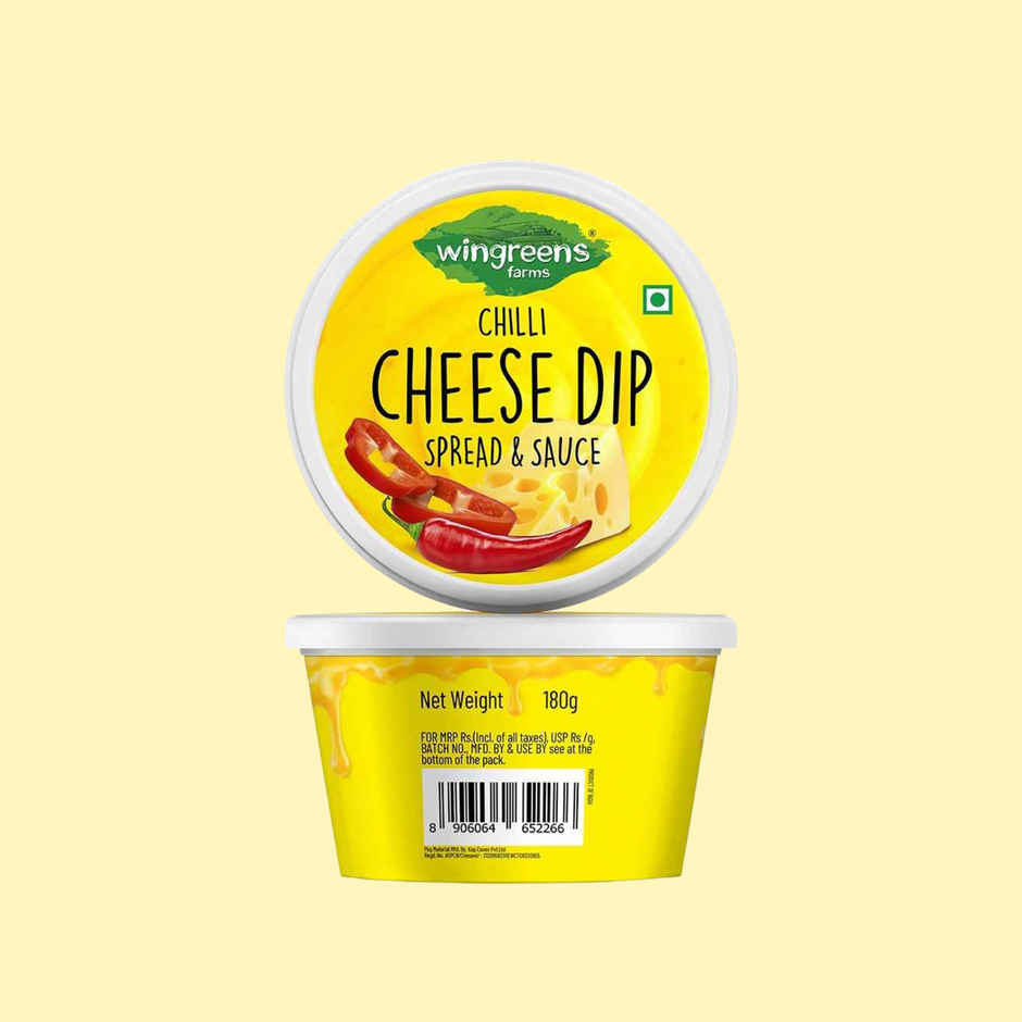 Wingreens Farms Chilli Cheese Dip | Cheese Spread | Cheese Sauce