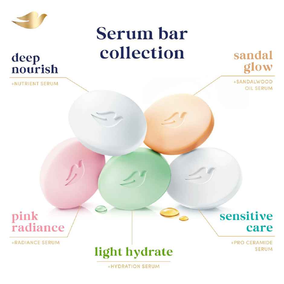 Dove Serum Bar Collection | Nourish, Radiance, Hydrate, Glow, Sensitive Care