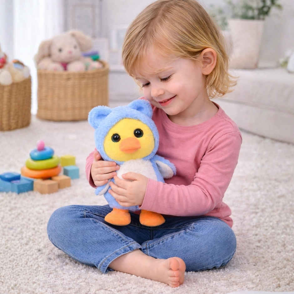ToyTales Hoodie Duck Plush Toy | Stuffed Animal Soft Toy | Birthday Gift for Kids | Gift Baby | 25cm