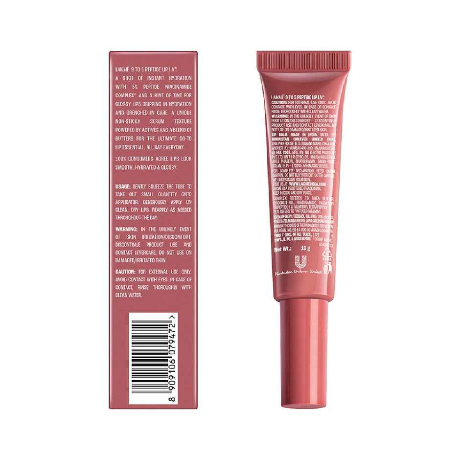 Lakme Peptide Lip IV | Hydrating Lip Balm | Bare Minimum Hydration